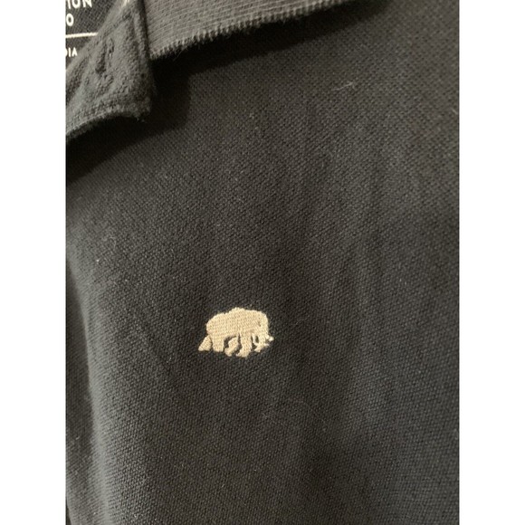 Banana Republic Factory Black Organic Cotton Slim Fit Pique Polo Size S - Picture 3 of 6